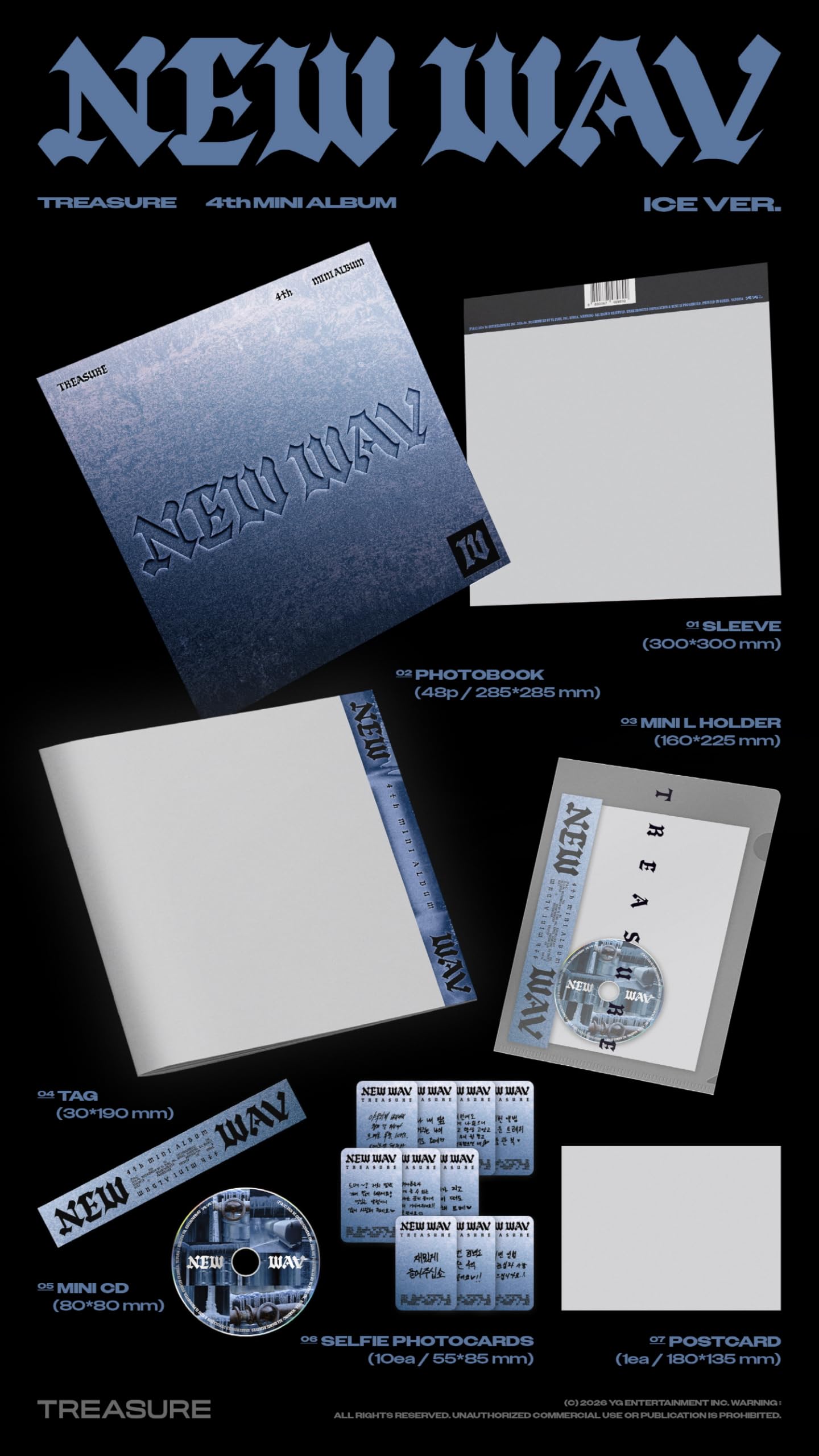 Amazon.co.jp: TREASURE NEW WAV 4th Mini Album Standard 2 Version